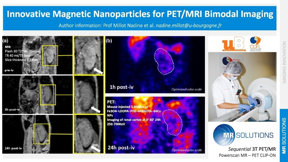 PET / MRI сканер Mr Solutions исследует инновационные магнитные наночастицы в качестве агента бимодальной визуализации.