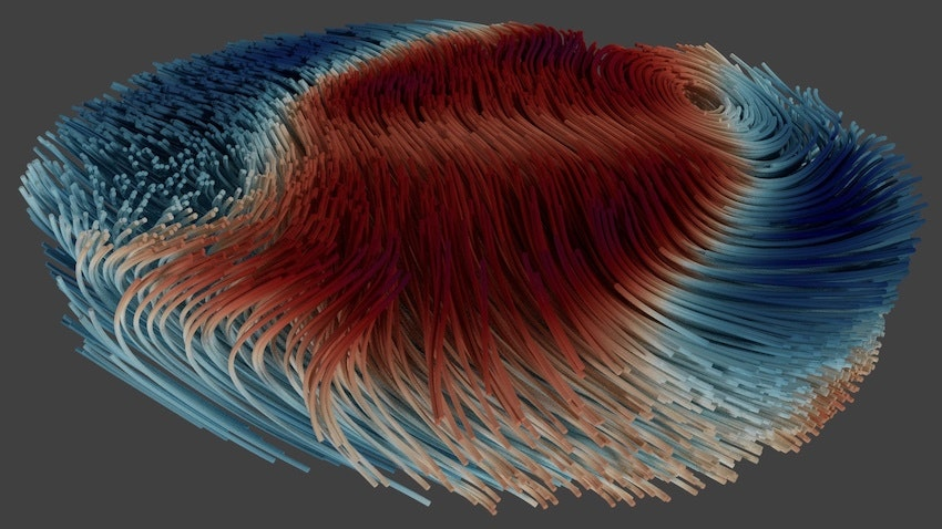 Разрешение по времени изображений магнитных нано "торнадо" в 3D